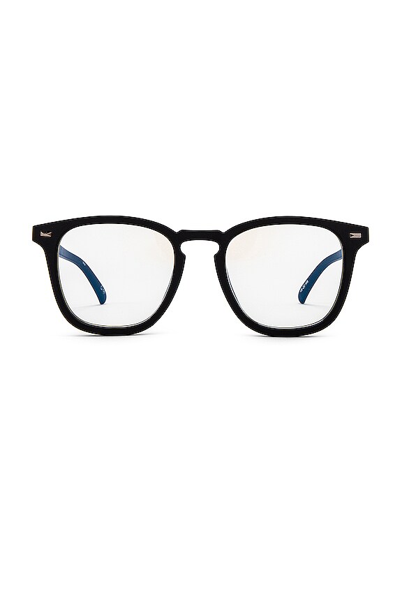 view 1 of 3 No Bigge Blue Light Glasses in Matte Black & Gunmetal