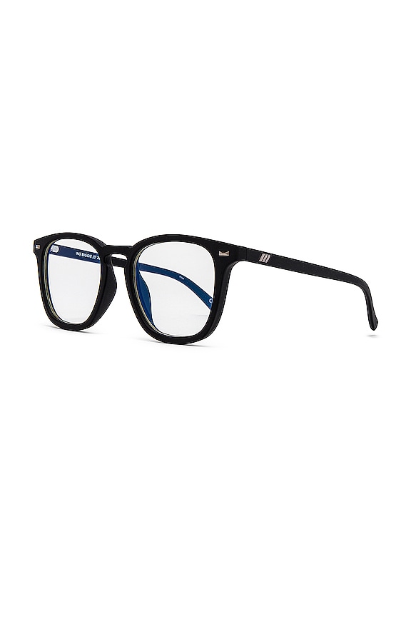 view 2 of 3 No Bigge Blue Light Glasses in Matte Black & Gunmetal