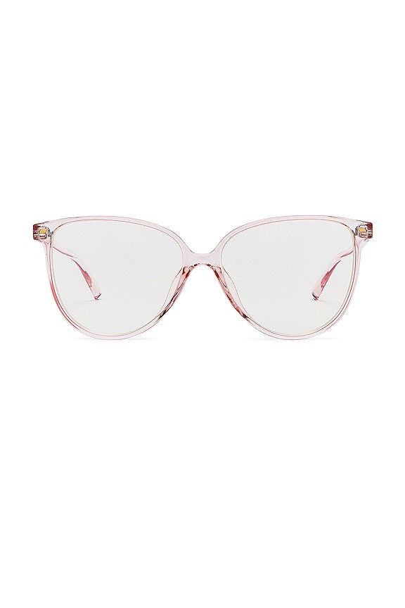 view 1 of 3 Eternally Blue Light Glasses in Crystal Pink & Gold
