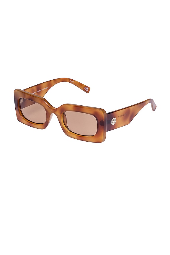 view 2 of 2 LUNETTES DE SOLEIL OH DAMN! in Vintage Tort & Light Brown Mono