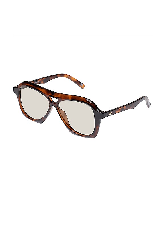 view 2 of 2 DRIZZLE 에비에이터 썬글라스 in Tort