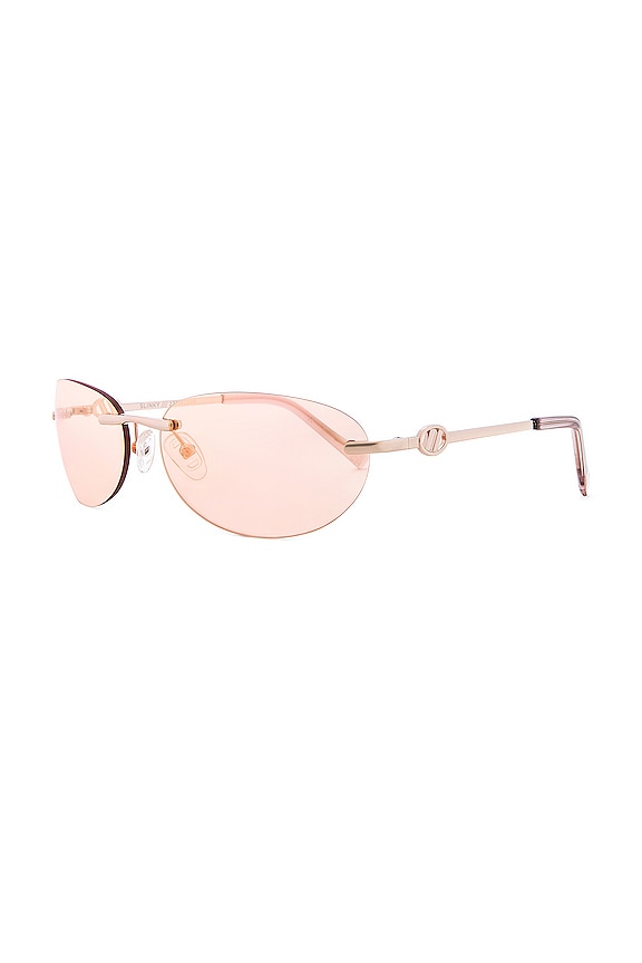 view 2 of 3 Slinky Sunglasses in Rose Gold