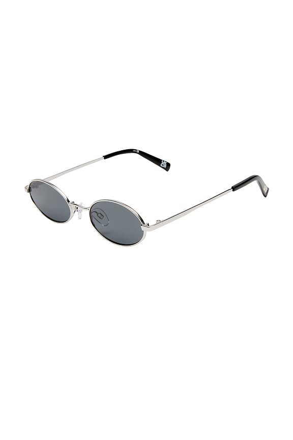 view 2 of 2 Love Train Sunglasses in Silver & Smoke Mono