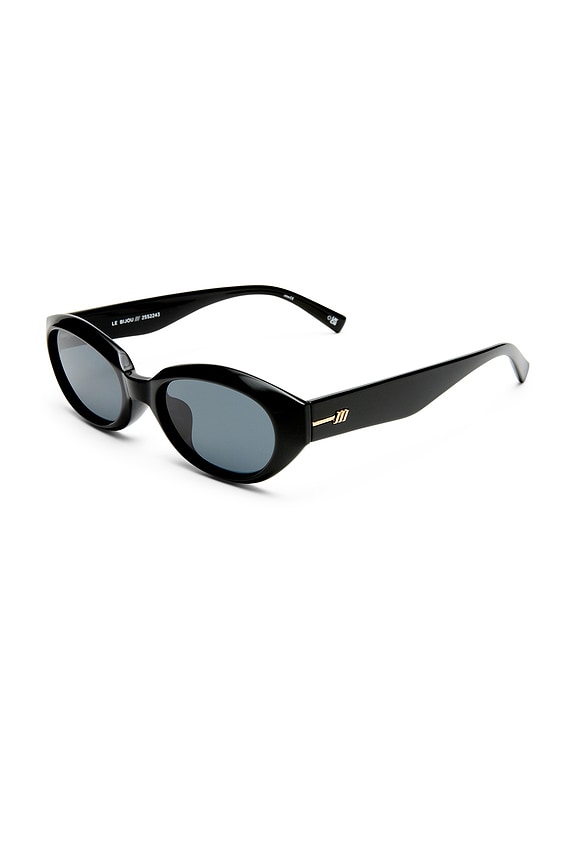view 2 of 2 LE BIJOU サングラス in Black & Smoke Mono