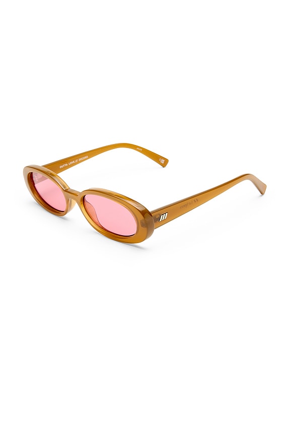 view 2 of 2 GAFAS DE SOL OUTTA LOVE in Toffee & Crimson Tint