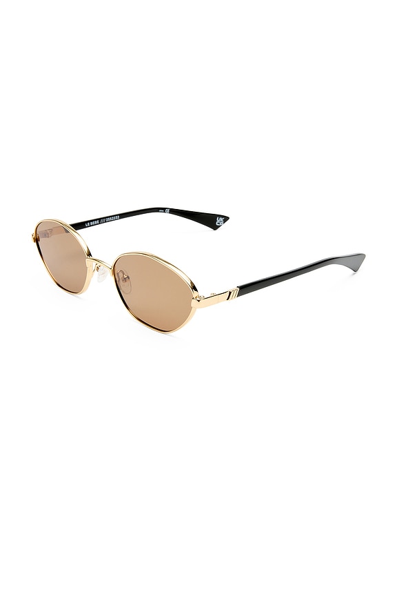 view 2 of 2 Le Bebe Sunglasses in Gold & Brown Mono