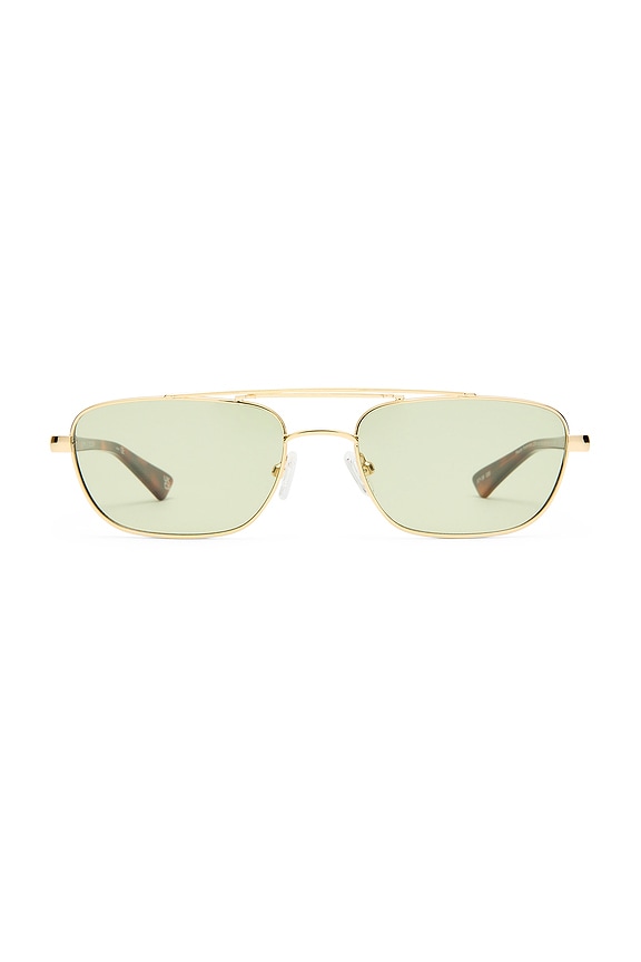 view 1 of 2 Le Mimi Sunglasses in Gold & Moss Mono