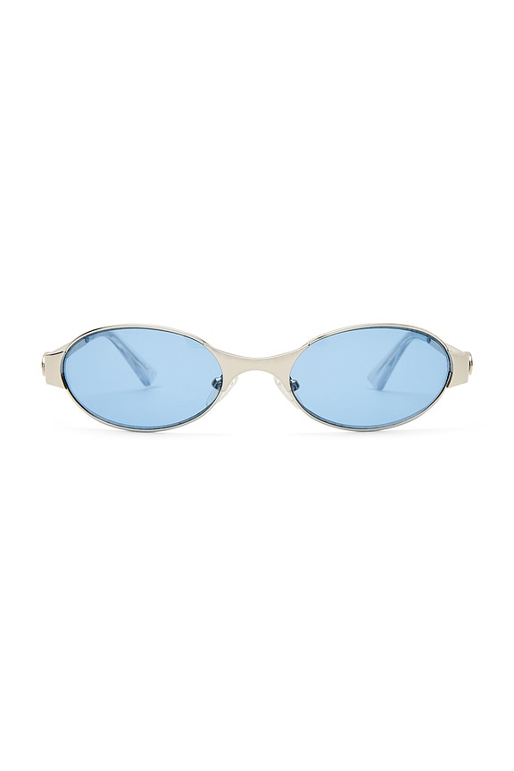 view 1 of 3 LUNETTES DE SOLEIL FROSTBITE in Silver & Blue Tint