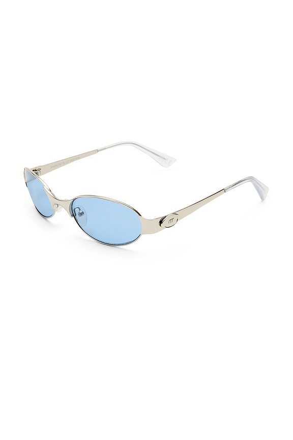 view 2 of 3 LUNETTES DE SOLEIL FROSTBITE in Silver & Blue Tint