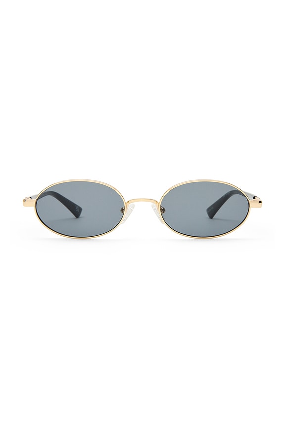 view 1 of 3 LUNETTES DE SOLEIL ICICLE in Bright Gold & Smoke Mono
