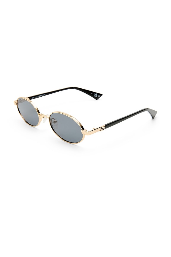 view 2 of 3 LUNETTES DE SOLEIL ICICLE in Bright Gold & Smoke Mono