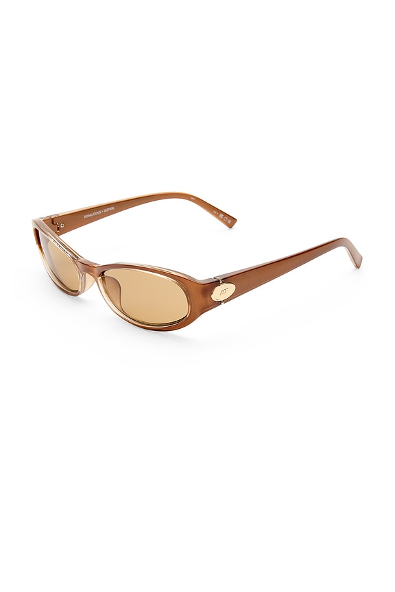 view 2 of 3 LUNETTES DE SOLEIL POPALICIOUS in Pearl Gold & Light Brown Mono