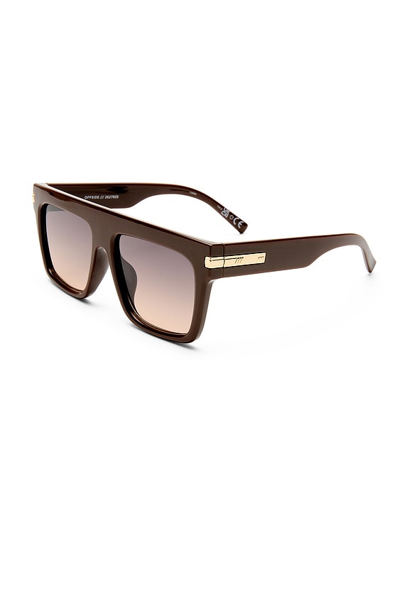 view 2 of 3 LUNETTES DE SOLEIL OFFSIDE in Dark Cocoa & Smoke To Brown Gradient