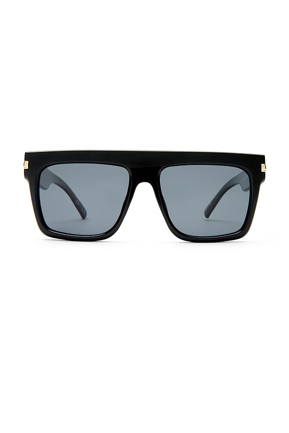 view 1 of 3 LUNETTES DE SOLEIL OFFSIDE in Black & Smoke Mono Polarized
