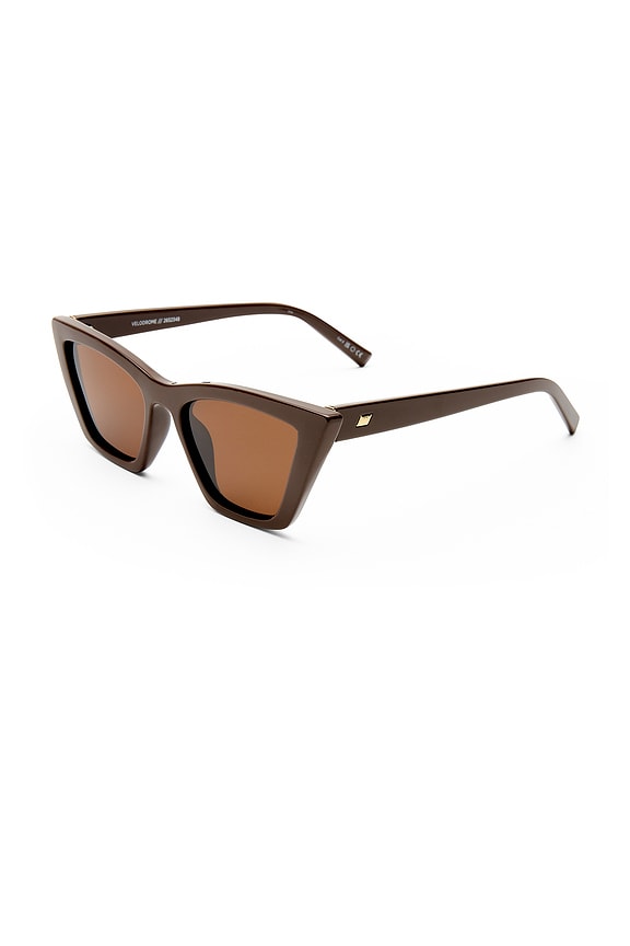 view 2 of 3 LUNETTES DE SOLEIL VELODROME in Cocoa & Brown Mono Polarized
