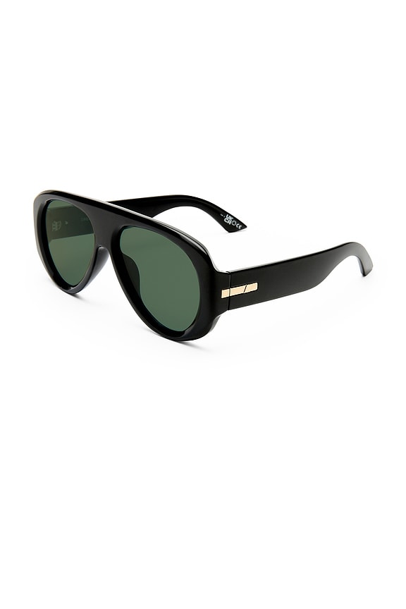 view 2 of 3 LUNETTES DE SOLEIL DREAM BOAT in Black & Khaki Mono Polarized