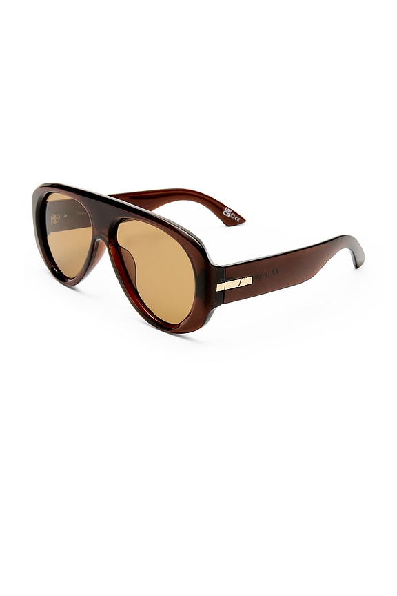 view 2 of 3 LUNETTES DE SOLEIL DREAM BOAT in Cocoa & Light Brown Mono