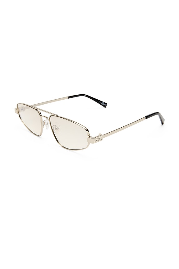 view 2 of 3 Treasure Sunglasses in Silver & Silver Flash Tint