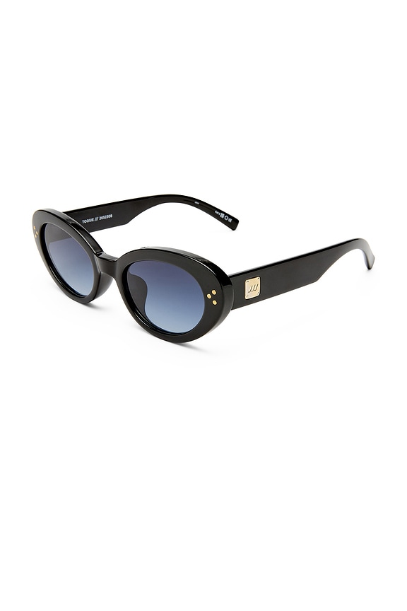 view 2 of 3 Tootsie Sunglasses in Black & Smoke Gradient