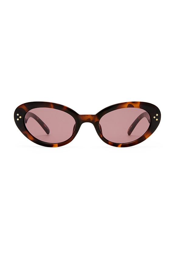 view 1 of 3 LUNETTES DE SOLEIL TOOTSIE in Tort & Smokey Brown Mono