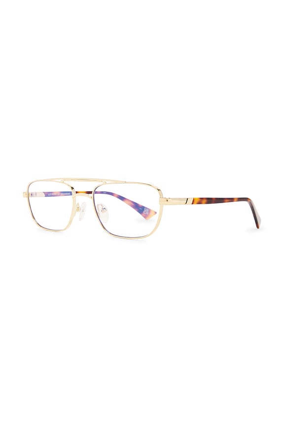 view 2 of 3 Le Mimi Blue Light Eyeglasses in Gold