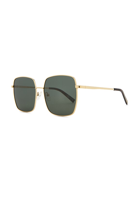 view 2 of 3 LUNETTES DE SOLEIL CHERISHED in Gold & Khaki Mono