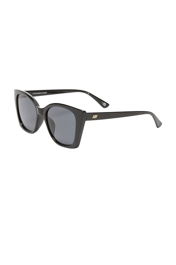 view 2 of 3 GAFAS DE SOL in Black & Smoke Mono
