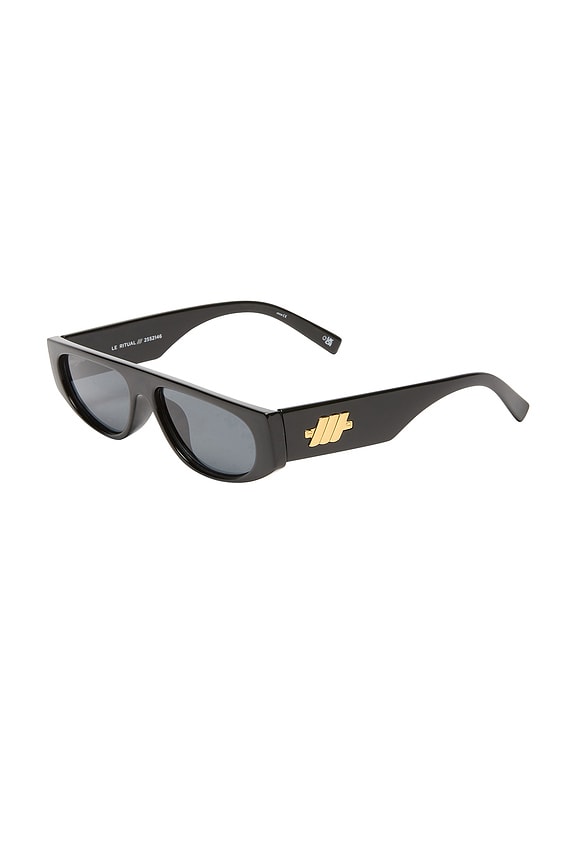 view 2 of 3 Le Ritual Sunglasses in Black & Smoke Mono