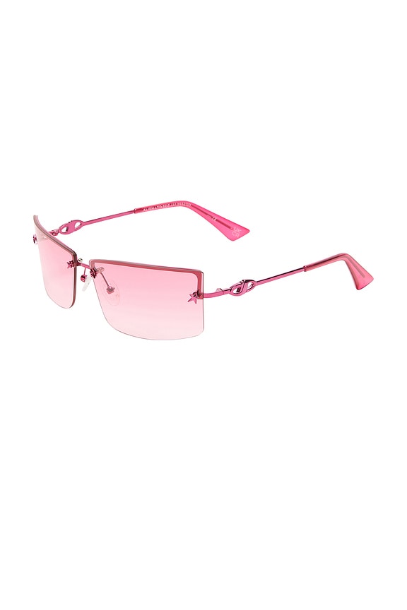 view 2 of 3 Alien Limited Edition Sunglasses in Pink Chrome & Pink Gradient