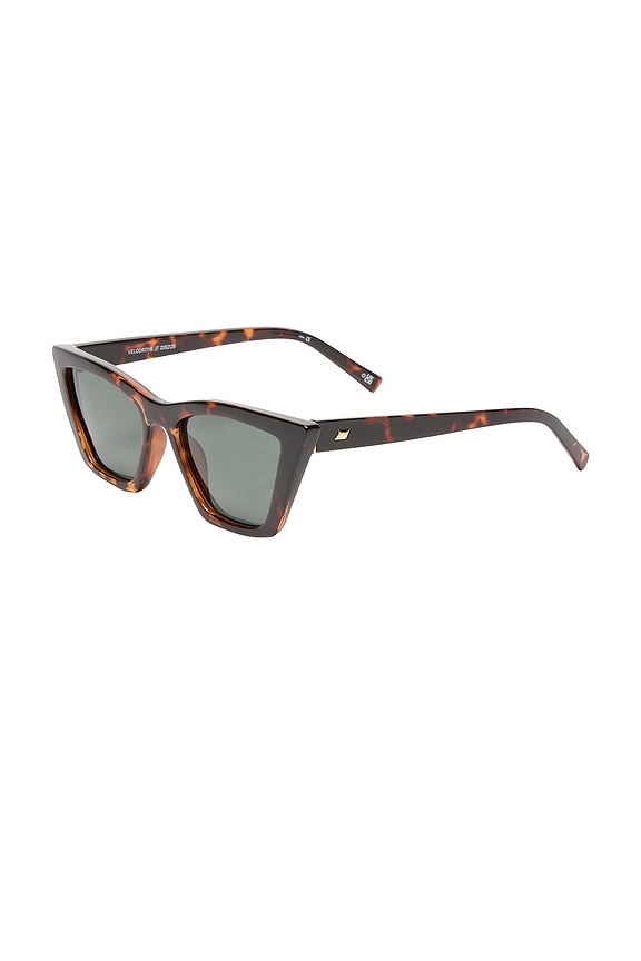 view 2 of 3 Velodrome Sunglasses in Dark Tort & Khaki Mono Polarized