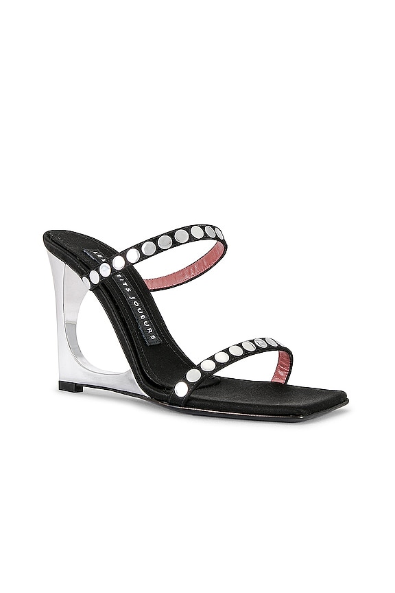 view 2 of 5 SANDALES LUCAS MIRROR in Black