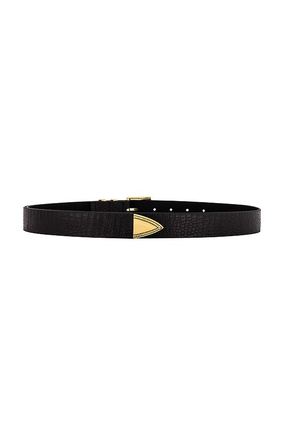 view 2 of 3 Brinley Hip Belt in Black & Brass