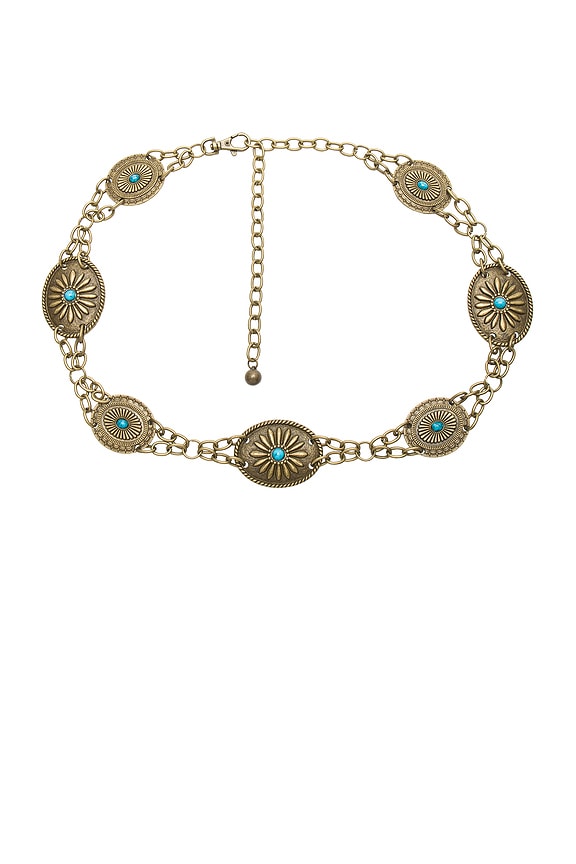 view 2 of 2 Camilla Belt in Antique Brass