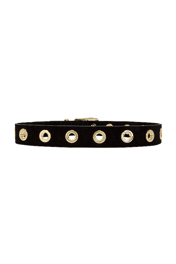 view 2 of 3 Roma Grommet Belt in Black