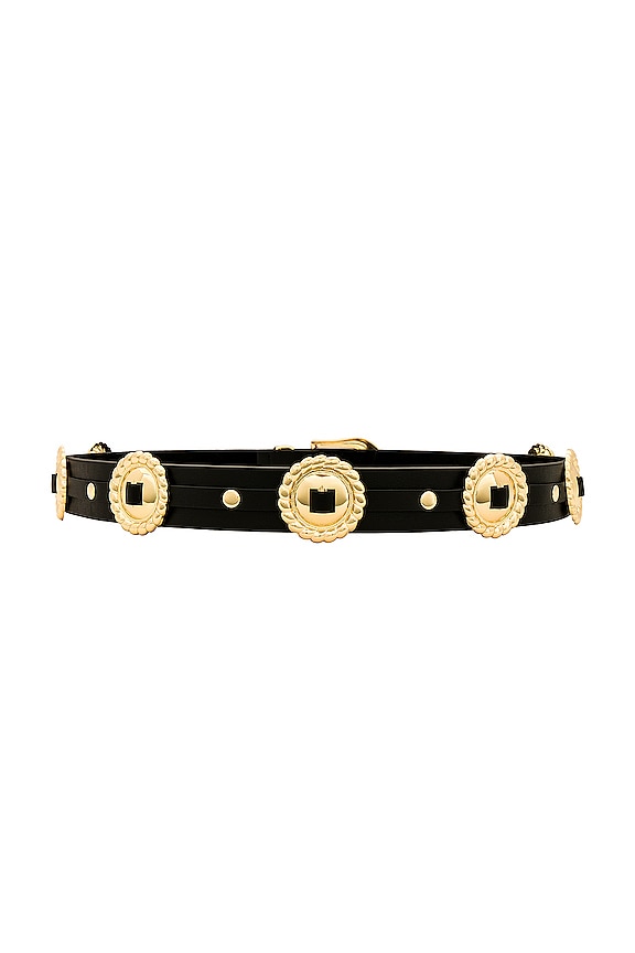 view 2 of 3 Margot Belt in Black & Gold