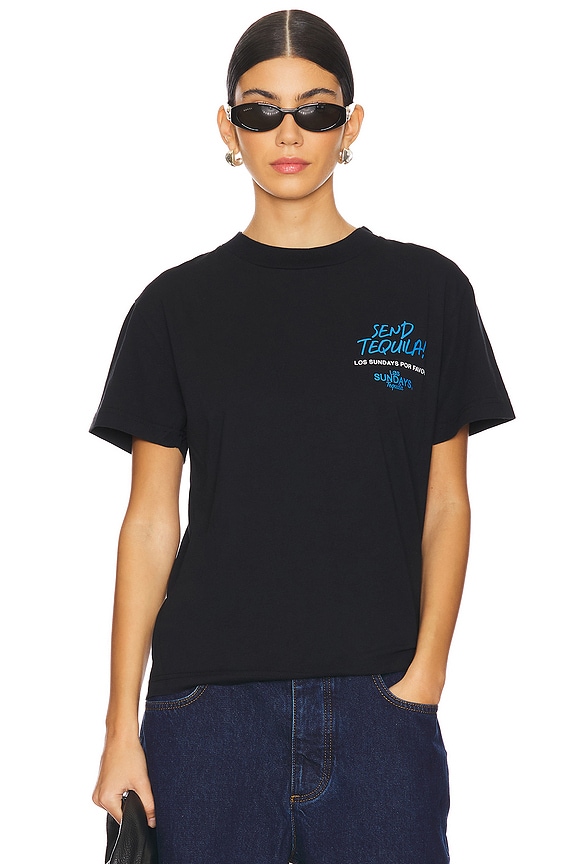 view 2 of 4 The Bar Tab Tee in Black