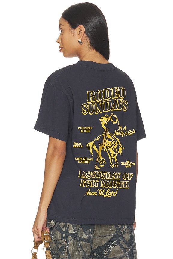view 1 of 4 CAMISETA THE RODEO SUNDAYS in Navy