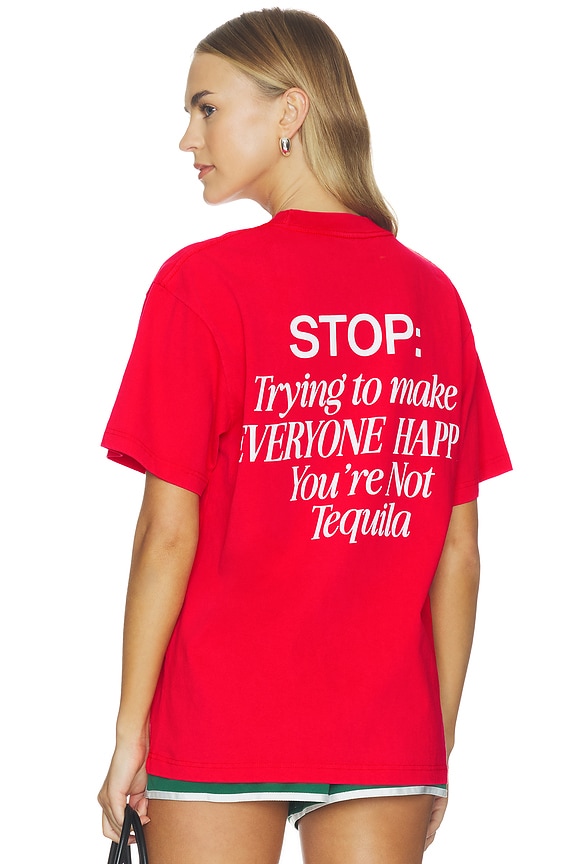 view 1 of 4 The Happy Tee in Red