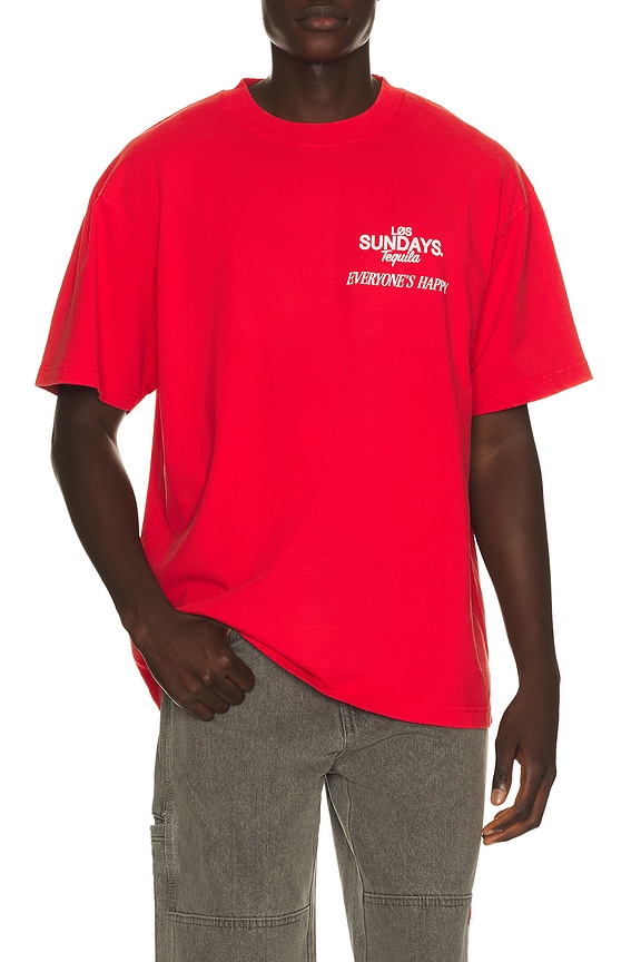 view 2 of 4 T-SHIRT THE HAPPY in Red