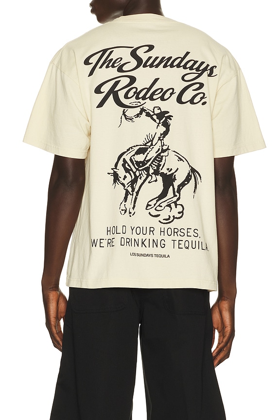 view 1 of 4 T-SHIRT THE EASY RIDER in White Cap & Off White