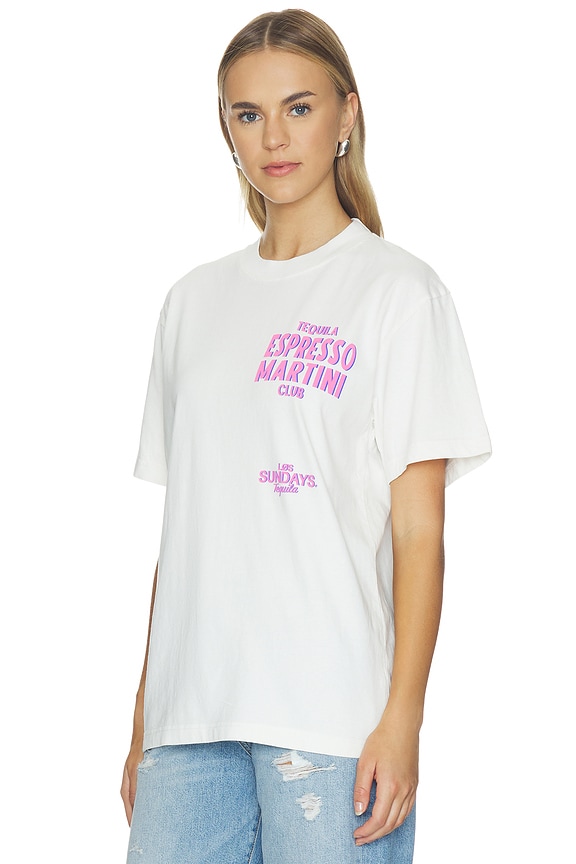 view 2 of 4 Espresso Martini Tee in Blanc White