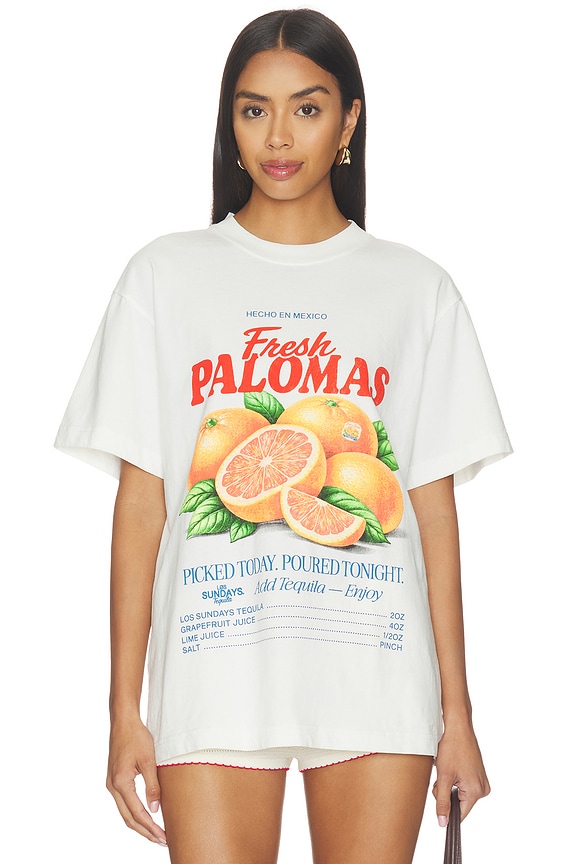 view 1 of 4 CAMISETA THE MARKET in Blanc White