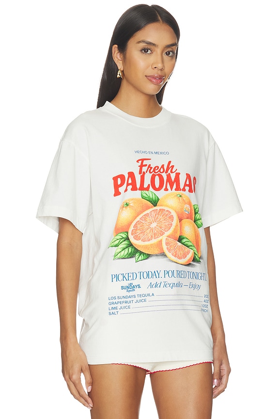 view 2 of 4 CAMISETA THE MARKET in Blanc White