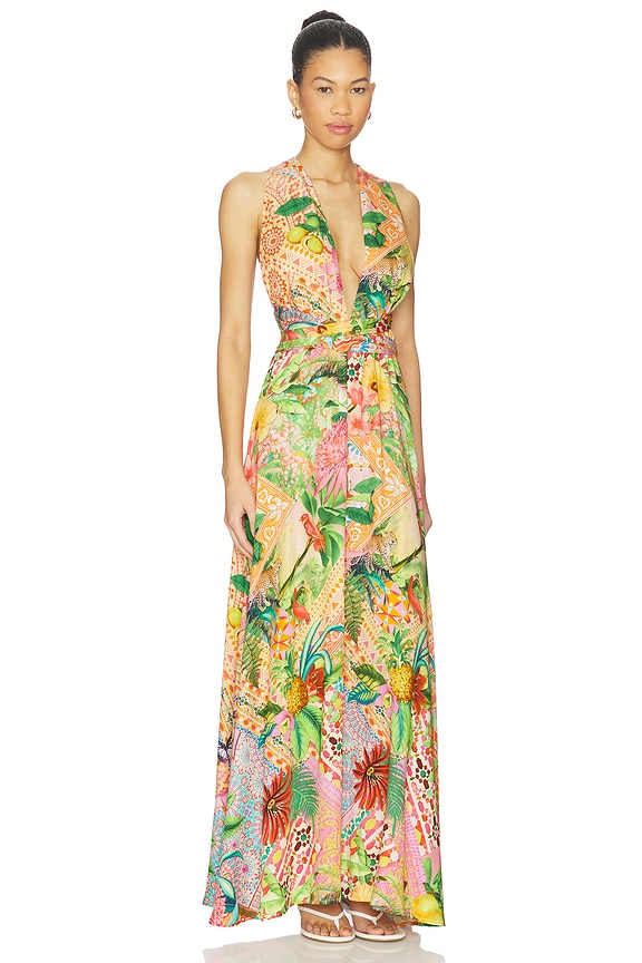 view 2 of 3 ROBE MAXI in Multicolor