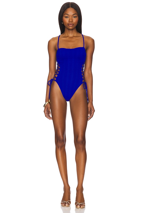 view 2 of 4 MAILLOT DE BAIN 1 PIÈCE in Blue