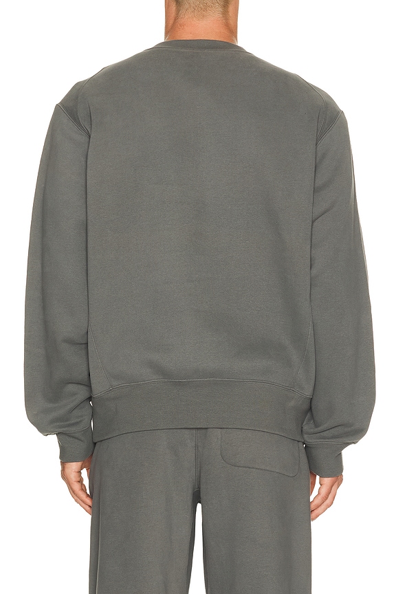 view 2 of 4 Steady State Superloft Crew Sweater in Onyx Grey