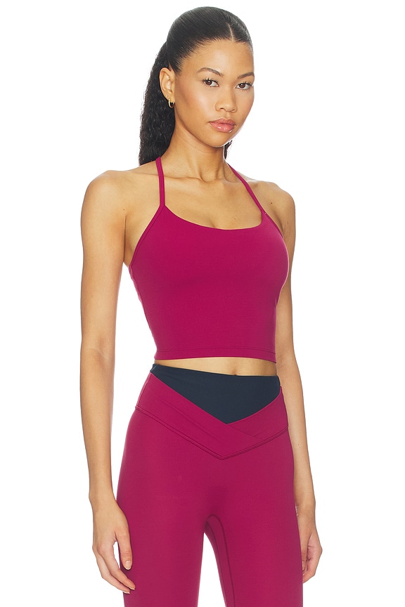 view 2 of 4 Flow Y Cropped Tank Top in Raspberry Rave