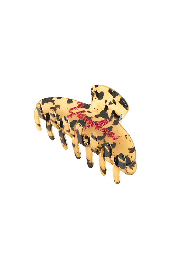 view 2 of 3 BARRETTE À CHEVEUX YANKEES in Tortoise Shell