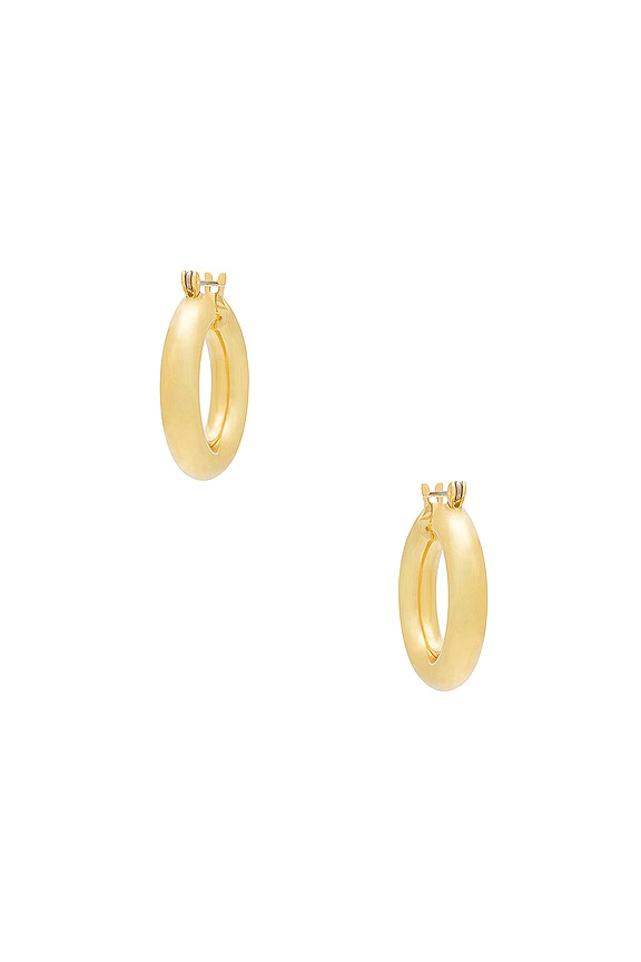 view 2 of 2 PENDIENTES THE BABY AMALFI in 14K Antique Gold