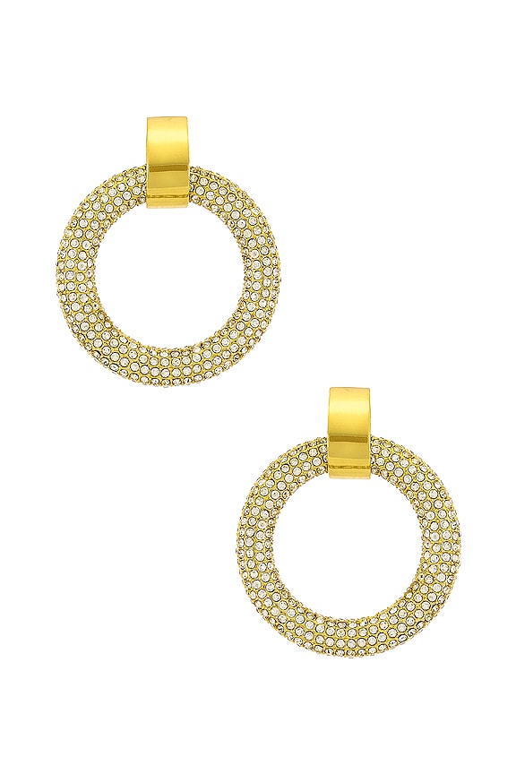 view 1 of 3 ANNEAUX DOOR KNOCKER in Gold